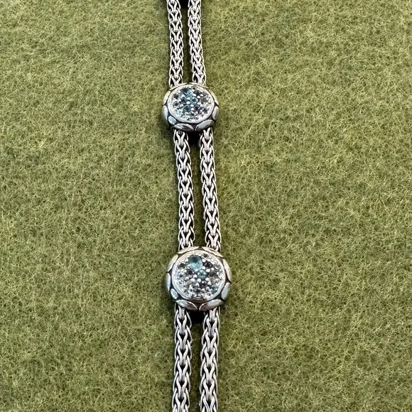 John Hardy SS bracelet with gemstones - Picture 2 of 8